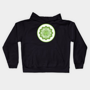 Love is key to all Heart Chakra- Pink Kids Hoodie